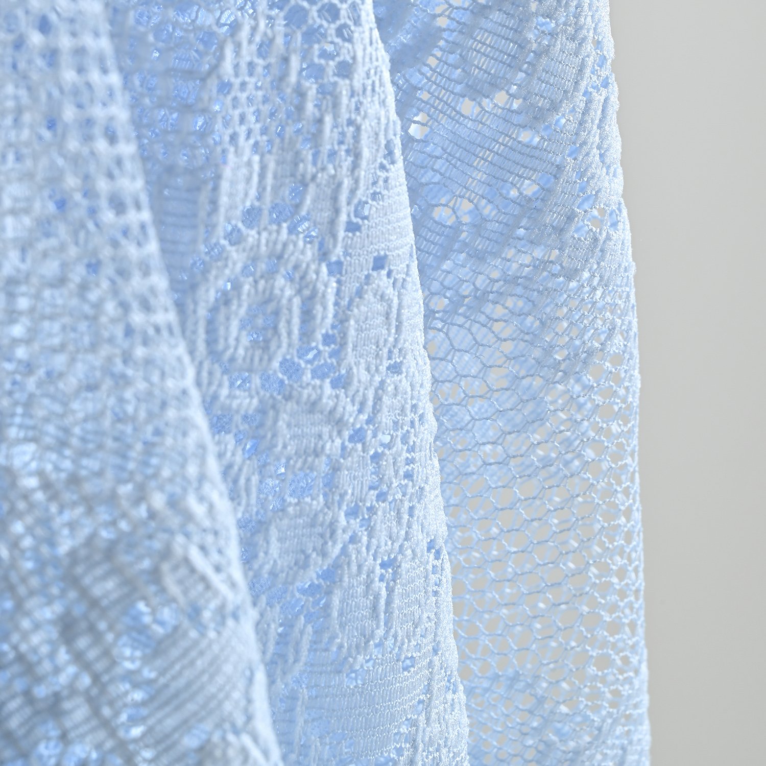 Stock Lace Multil-color 100% Polyester Jacquard Lace Fabric For Dress
