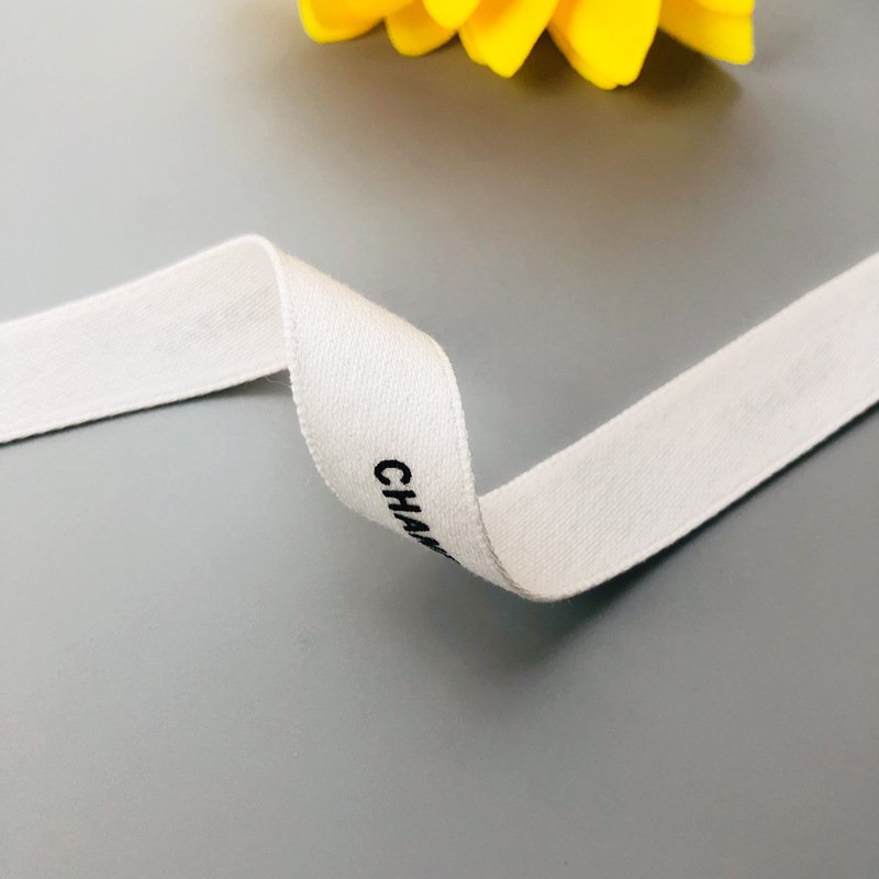 Customized Spot Printing Small Fragrance Color Bow Ribbon Shoelaces Hair Accessories Clothing Accessories Can Print Logo Ribbon