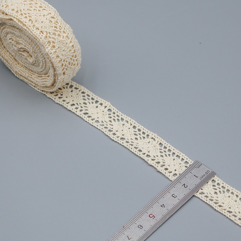 new arrival border crochet lace trim100% cotton lace border lace trim for clothing