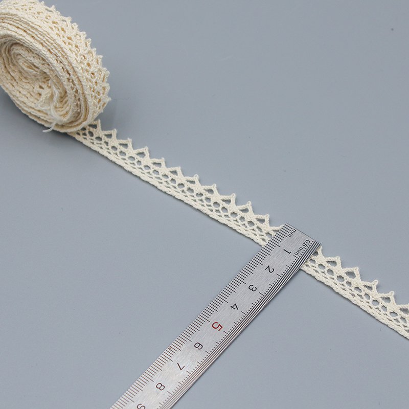 new arrival border crochet lace trim100% cotton lace border lace trim for clothing