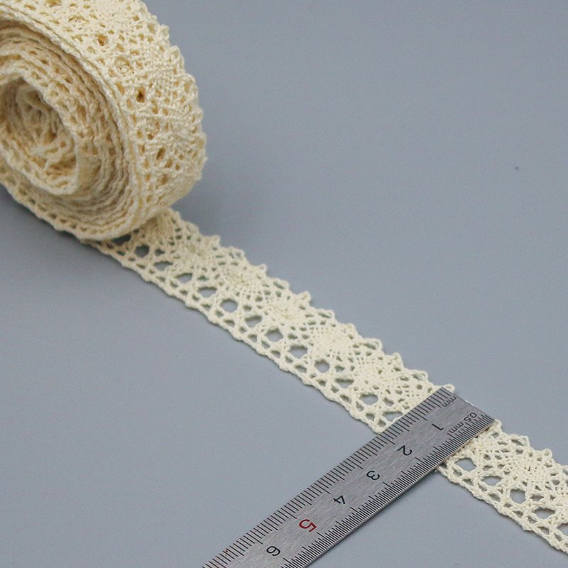 new arrival border crochet lace trim100% cotton lace border lace trim for clothing