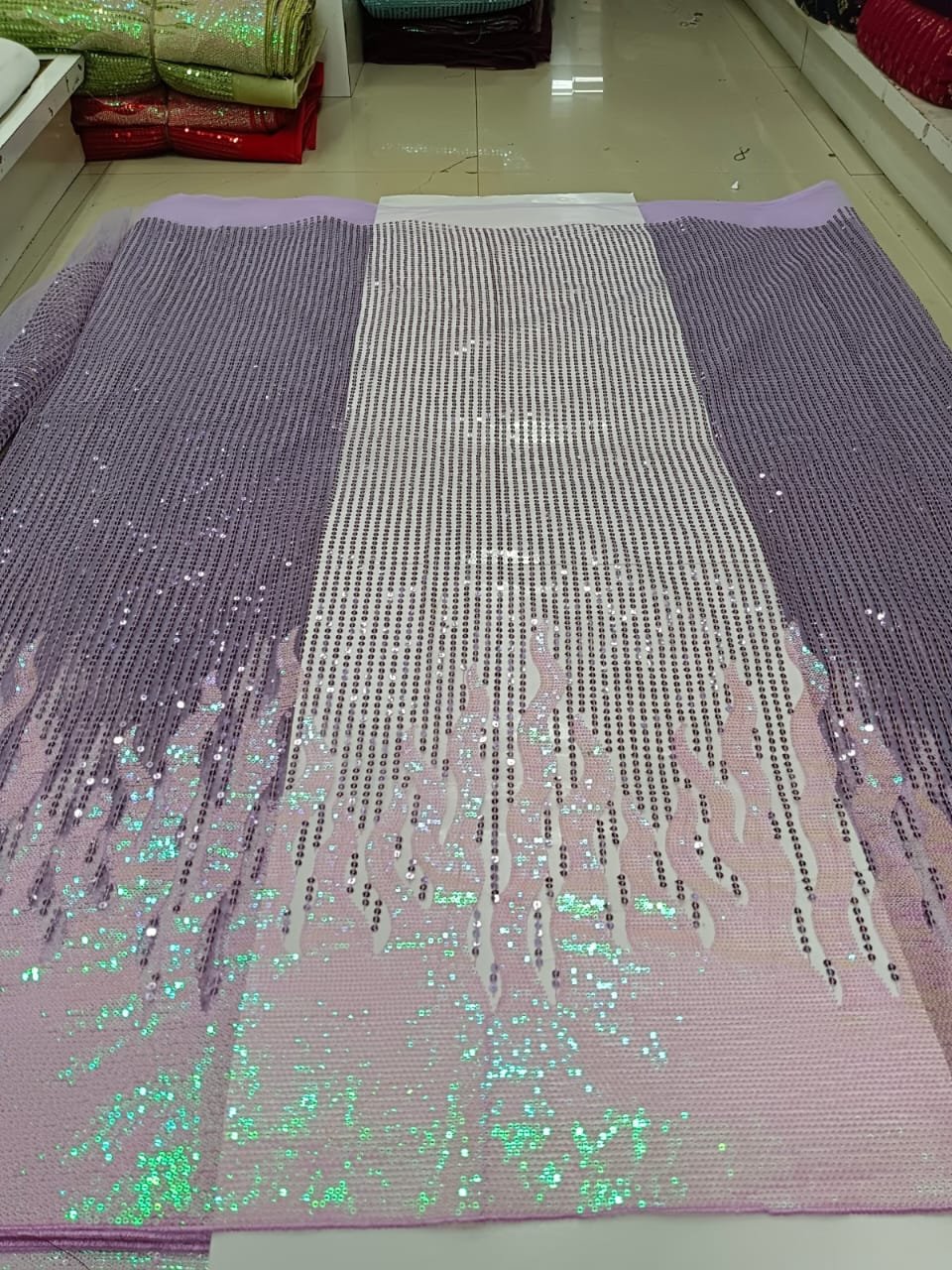 High Demand Customisable Jacquard Net Fabric for Indian Exporter for Suit Making at Wholesale Price