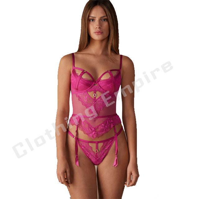 Women's Lenceria Ladies Female Women G Strings Thong Transparent Lace Erotic Lingerie Sexy Bra And Panties Underwear Set 2023