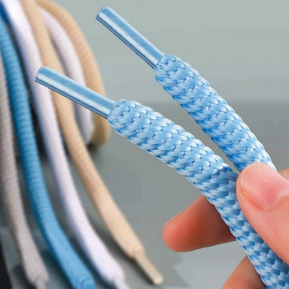 10mm Thick Spiral Round Chunky Shoelaces Replacement Laces Strings Fat Rope Shoe Laces For AF1 Sneakers