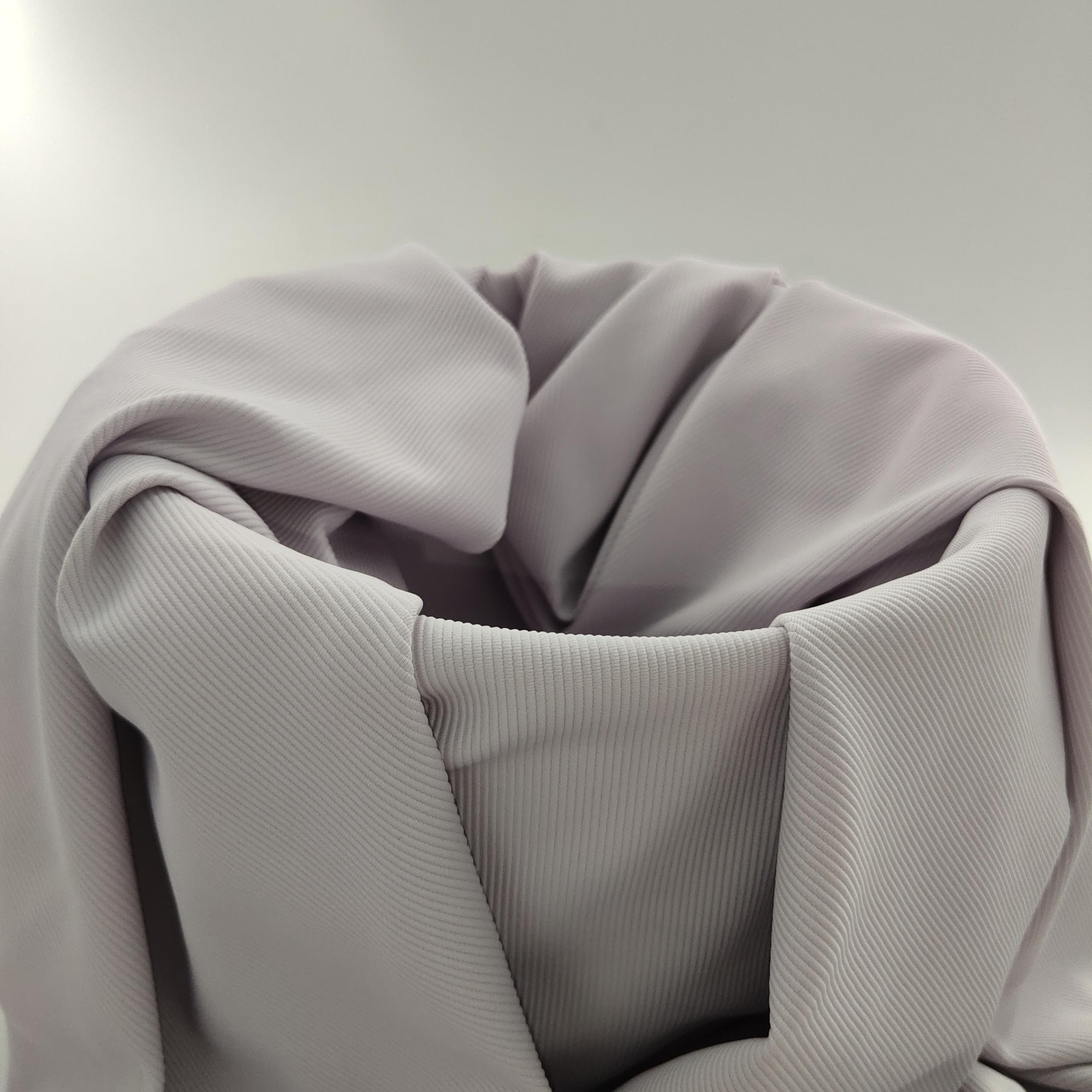 Wholesale Stock High Quality 4 Way Stretch Nylon Spandex Ribbed Knit Fabric For Sportswear