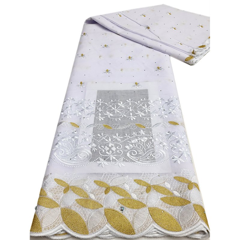 NI.AI New Design Swiss Voile Lace Fabric African Embroidery Cotton Fabrics Nigerian Lace for Evening Dress