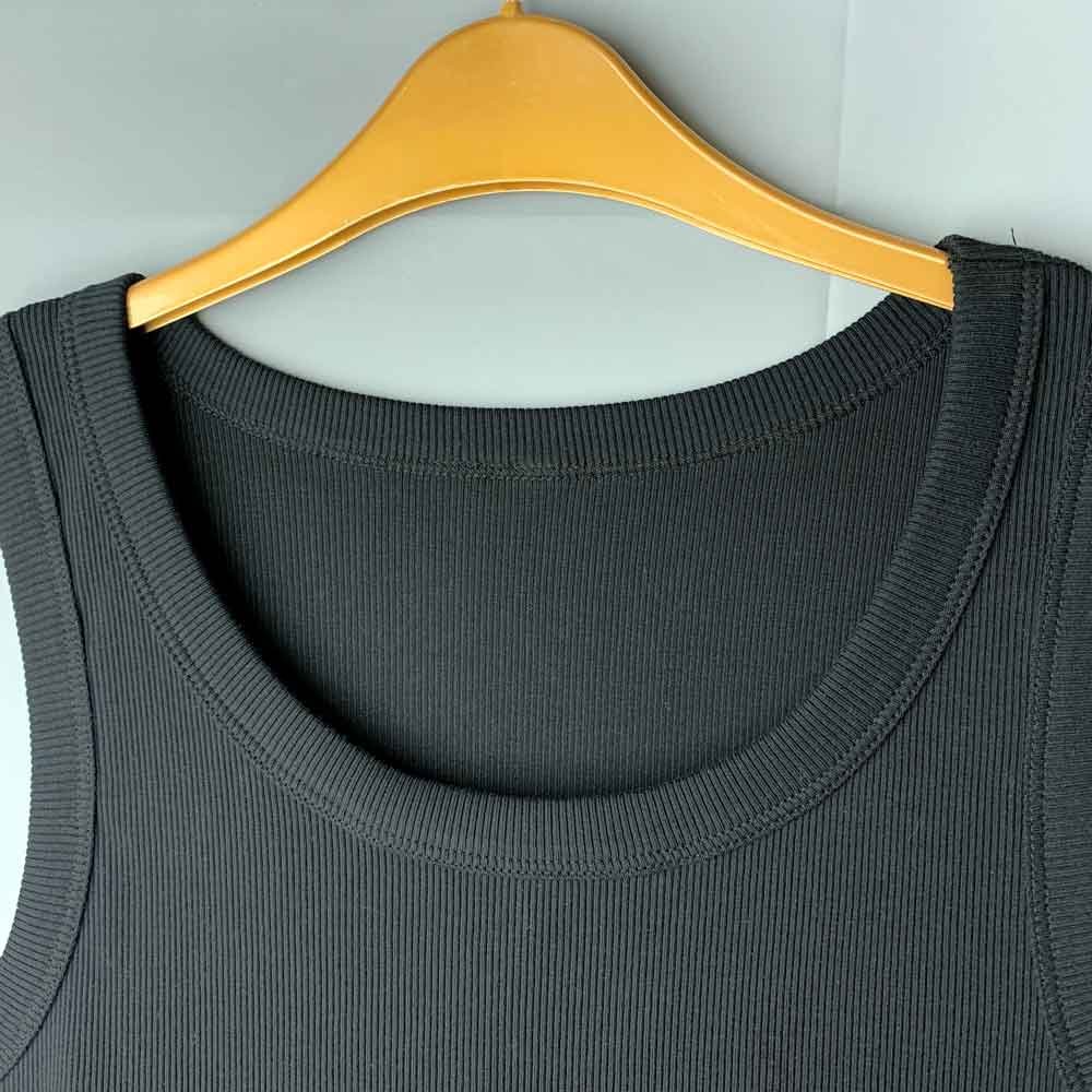 Custom Blank Plain Graphic Cotton rib tank For Men