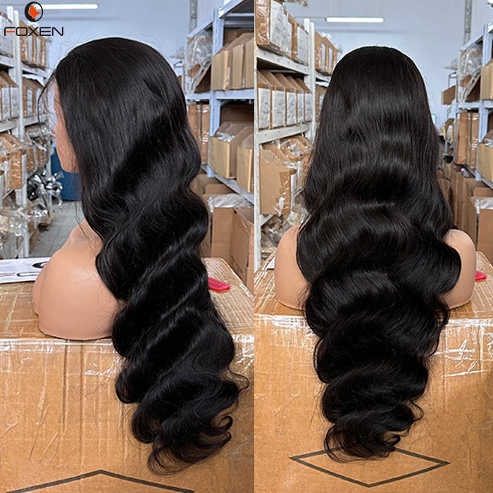 13x4 13x6 Hd Lace Frontal Wig Raw Indian Hair Unprocessed Body Wave Lace Front Wigs Human Hair Glueless Wigs for Black Women
