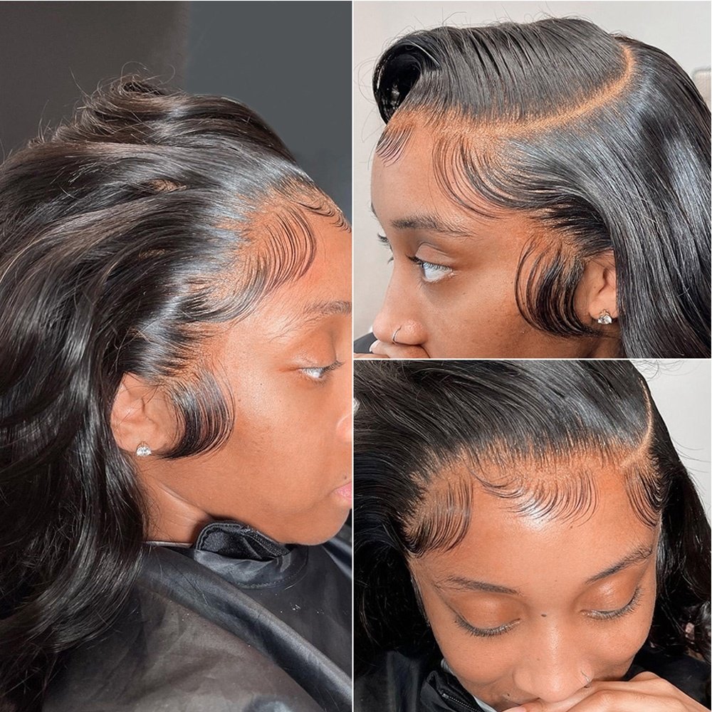 13x4 13x6 Hd Lace Frontal Wig Raw Indian Hair Unprocessed Body Wave Lace Front Wigs Human Hair Glueless Wigs for Black Women