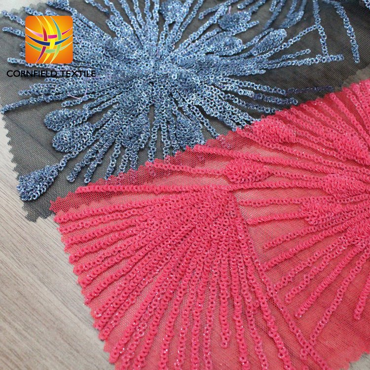 Top 10 years experience factory wholesale reversible sequin fabric india