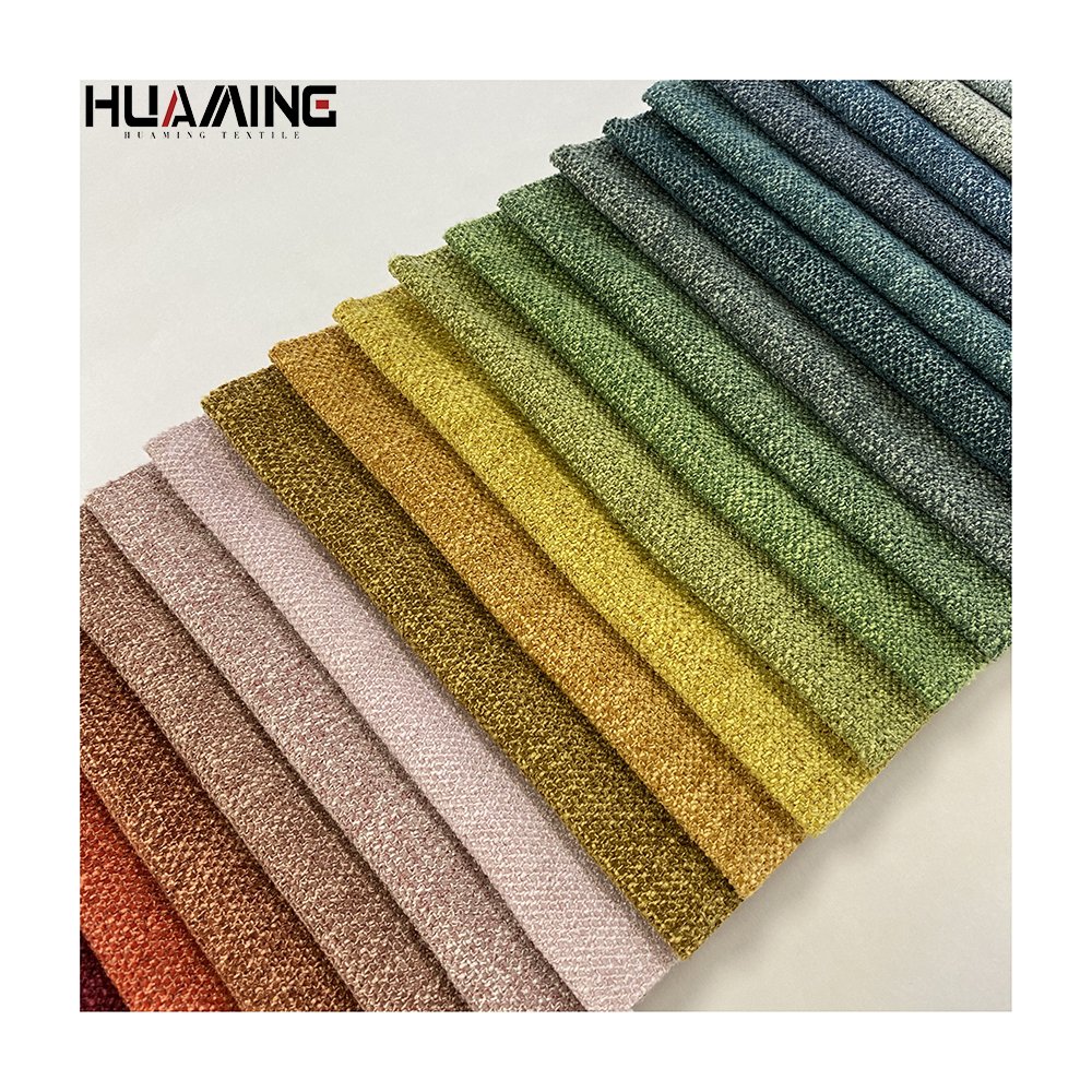 popular piece dyed woven cotton look italian vintage style sofa cushion fabric from China Factory