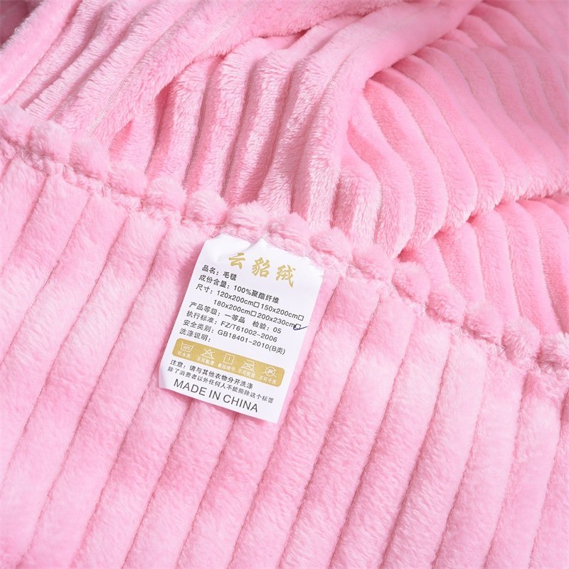 Wholesale Fire Blanket warm Blanket Super Soft Microfiber Flannel Fleece Blanket