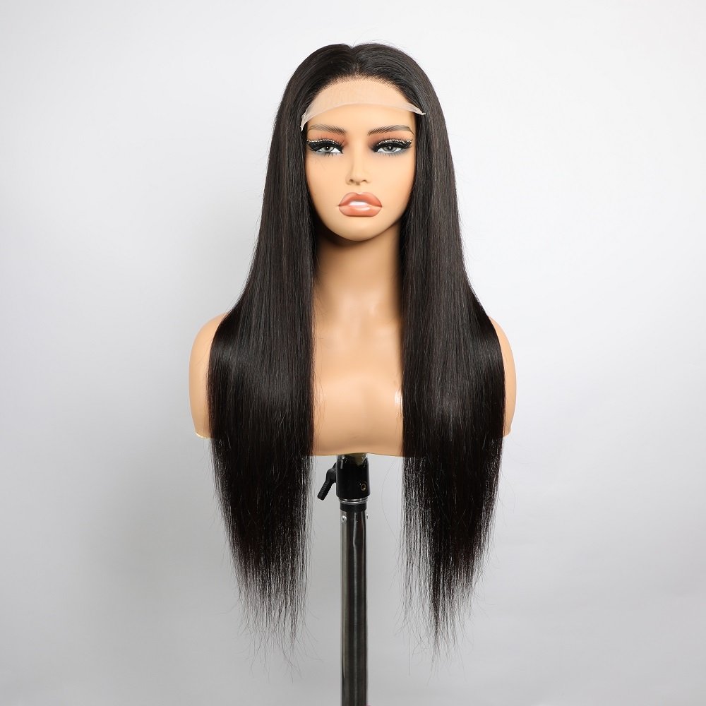 New Fashion Zipper Wig 13*4 Transparent HD Lace Front Glueless Human Hair Wig Raw Vietnamese Burmese Brazilian Indian Wig