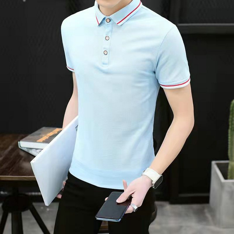Custom 1X1 Polyester Plain Ribbing Knitted Thread Fabric Elastic Fabric Collar And Cuff For Polo T-Shirt