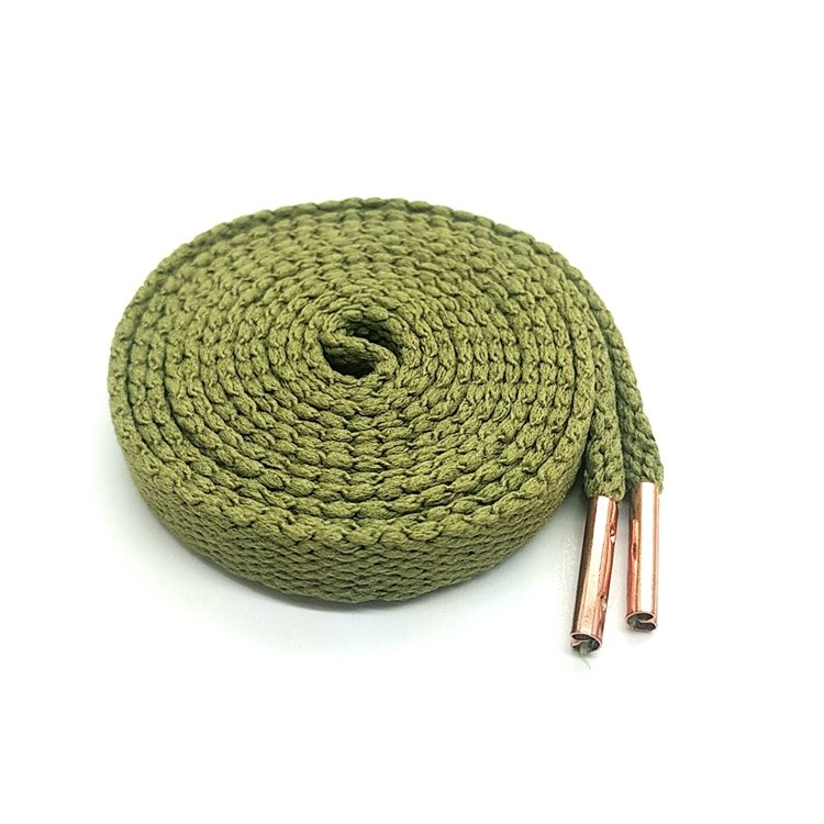 flat shoelace 1 cm polyester wholesale shoe laces
