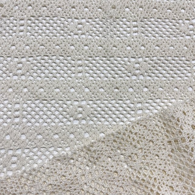 customized Soft Hand Feel Cotton Lace Fabric Geometric Crochet Embroidery Lace