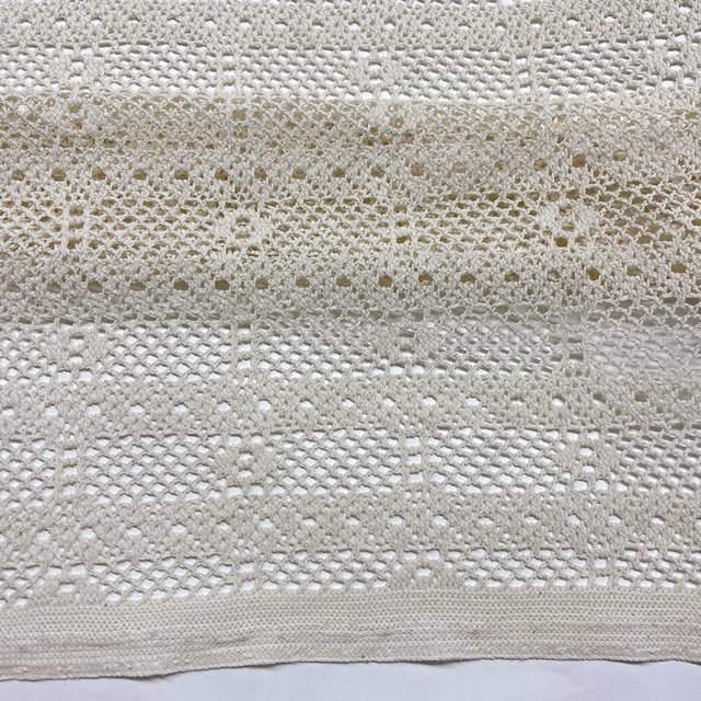 customized Soft Hand Feel Cotton Lace Fabric Geometric Crochet Embroidery Lace