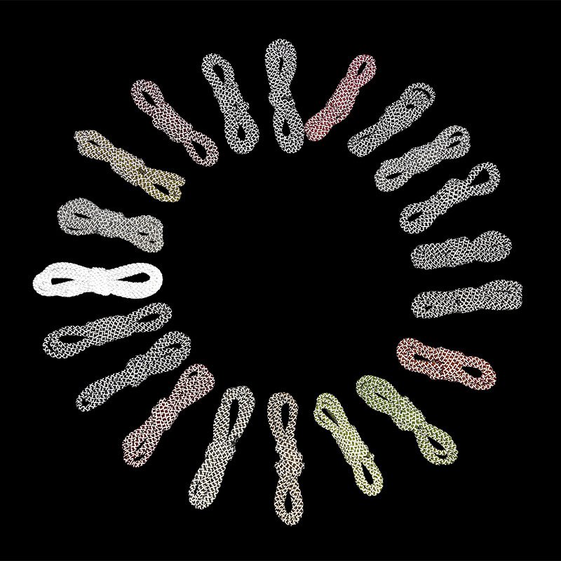 YLDS 2023 Fashionable Newest Wholesale Customized Shoe Accessories Reflective Lace Shoelace