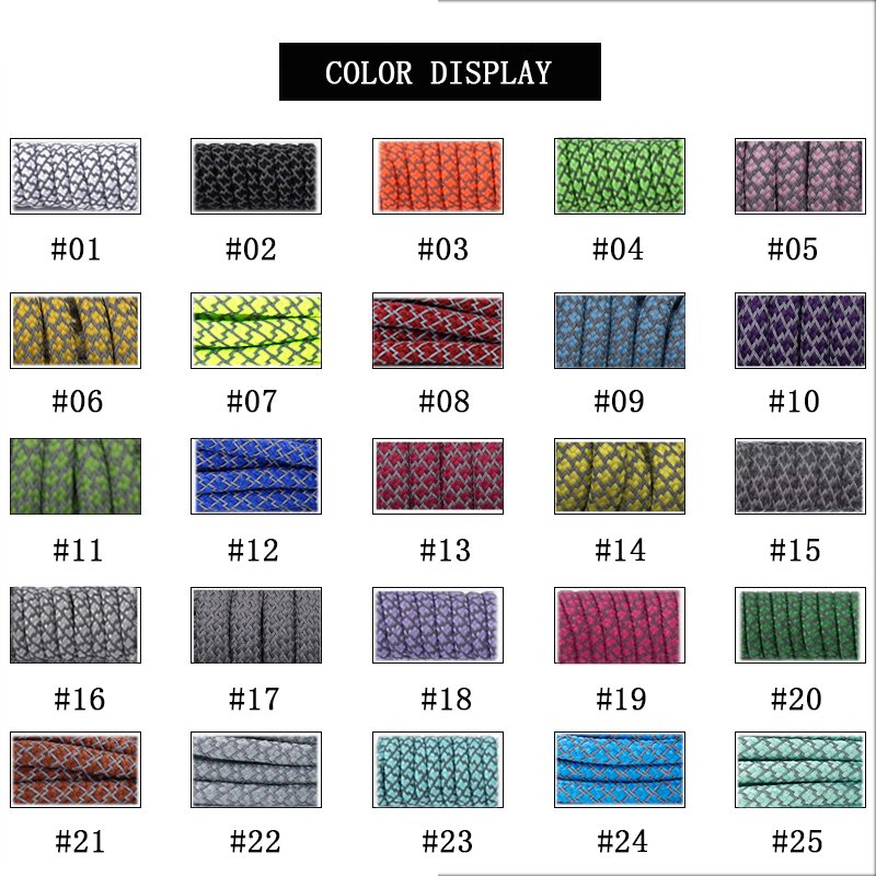 YLDS 2023 Fashionable Newest Wholesale Customized Shoe Accessories Reflective Lace Shoelace