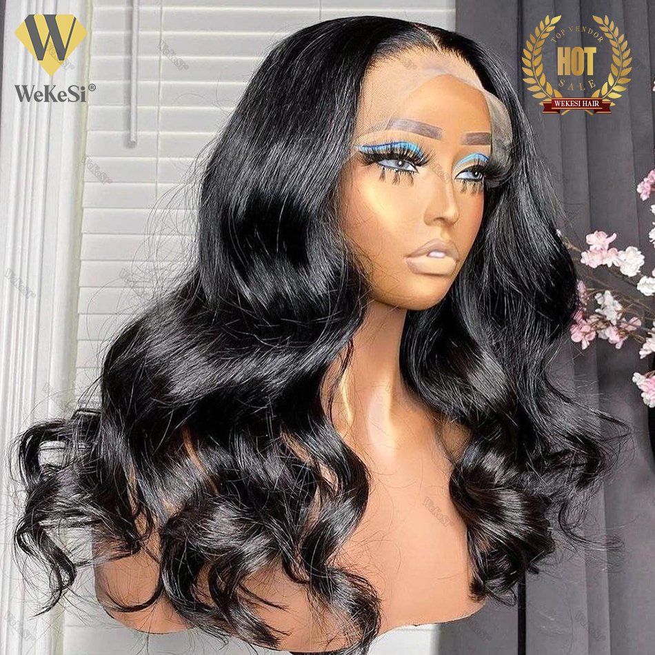Lace Frontal Wig vendor Pre Plucked With Baby Hair Brazilian 13X6 lace front wig 40 inches 360 full lace human hair wig