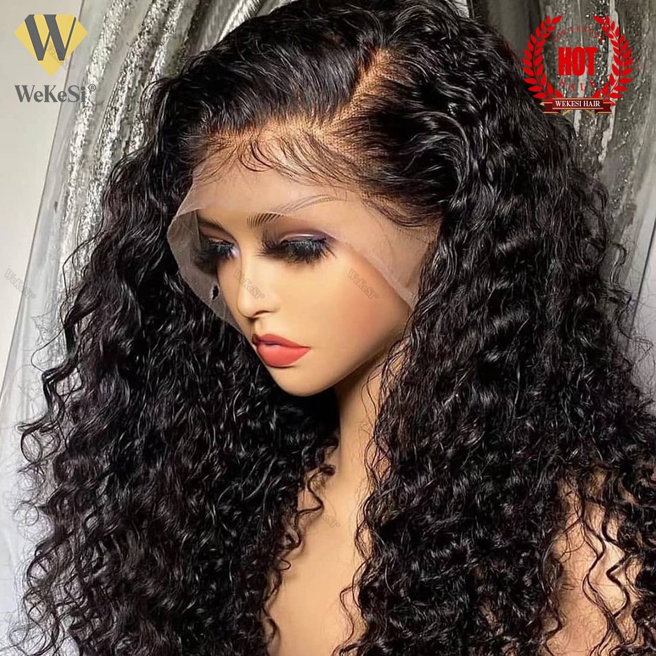 Lace Frontal Wig vendor Pre Plucked With Baby Hair Brazilian 13X6 lace front wig 40 inches 360 full lace human hair wig