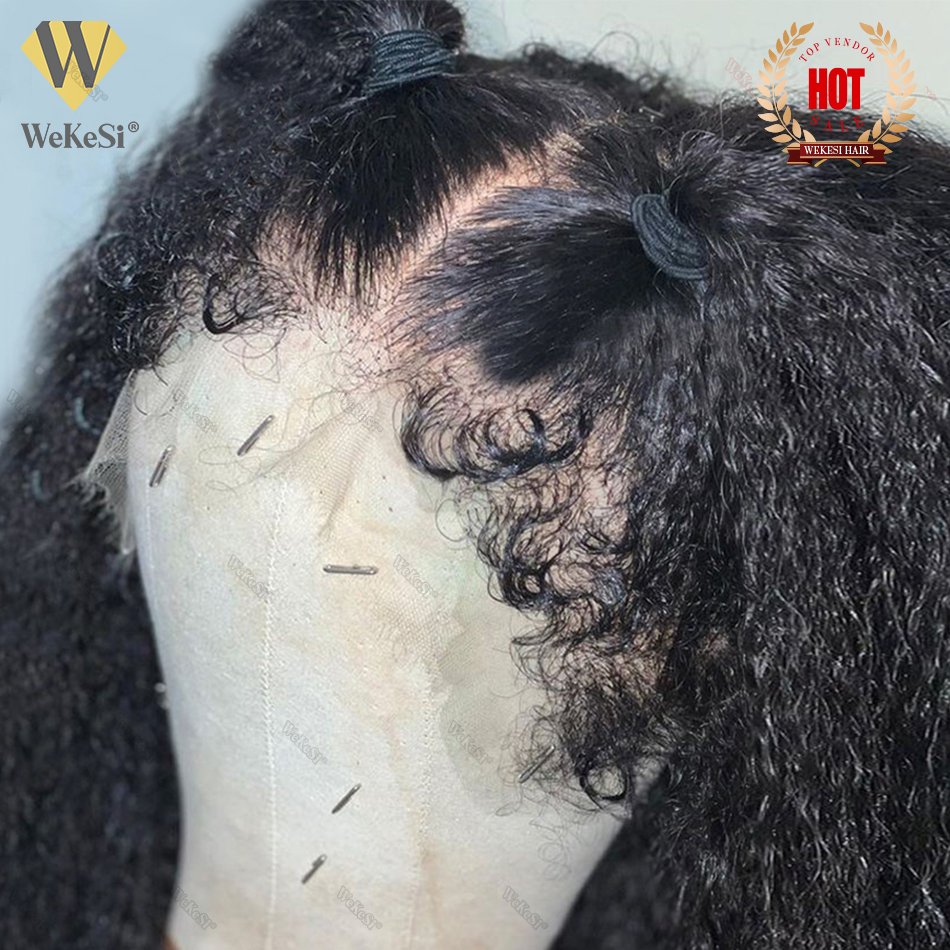 Lace Frontal Wig vendor Pre Plucked With Baby Hair Brazilian 13X6 lace front wig 40 inches 360 full lace human hair wig