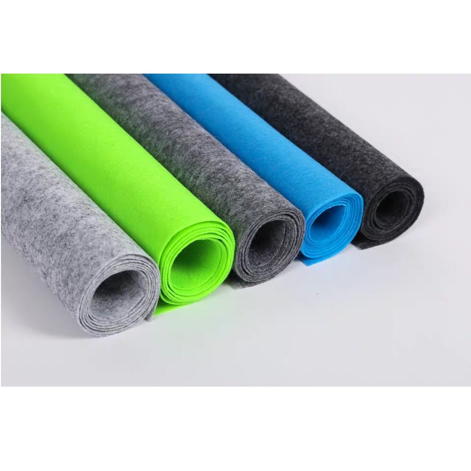 Customized Product 100% Polyester Punched Waterproof Sustainable Breathable Garment Tennis Materials Felt Fabric For Embroidery