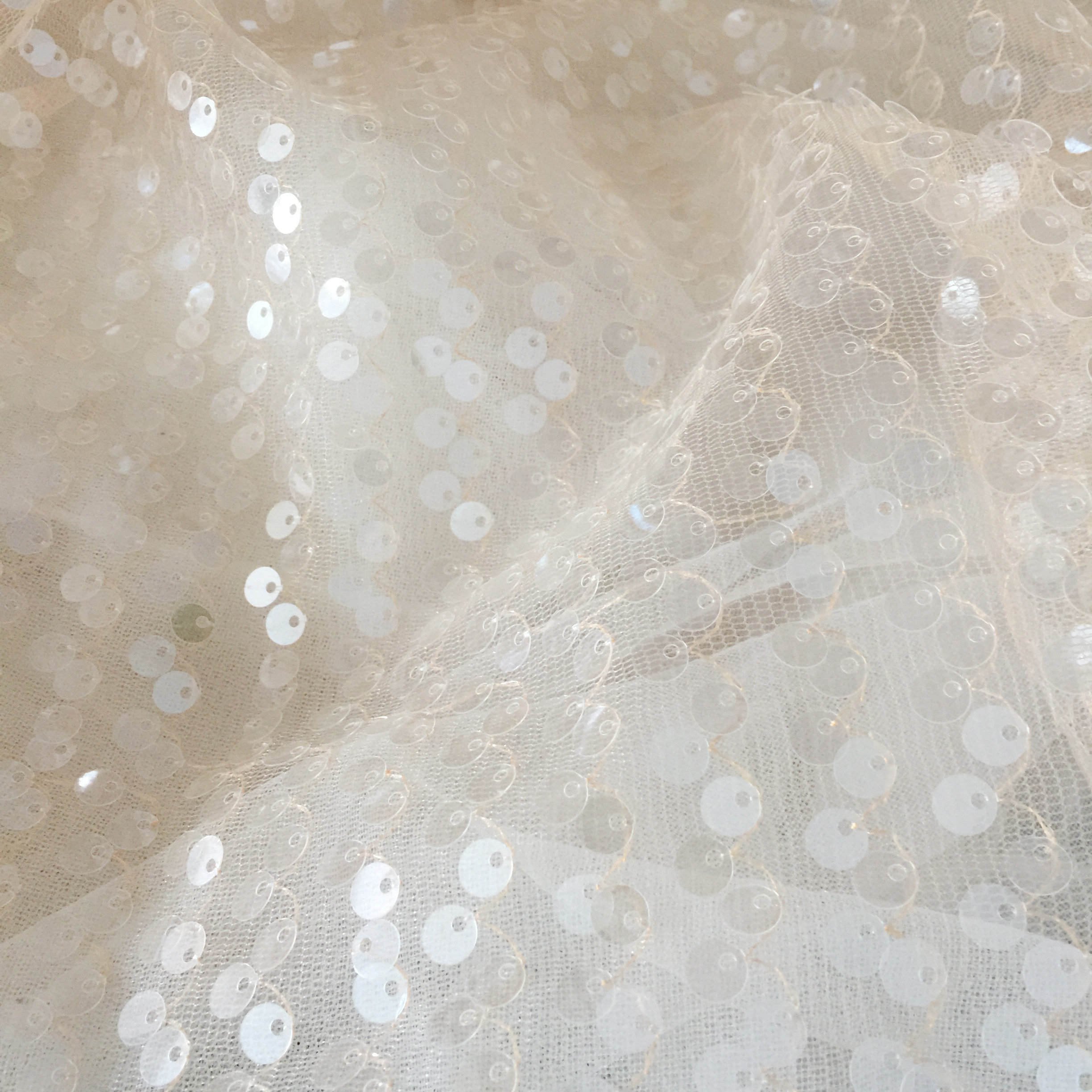 DELACE bridal fancy elegant simple elegant pure white bridal lace fish scale fabric for wedding dress costume