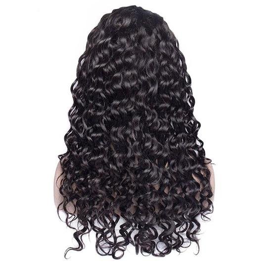 High Quality Brazilian/Peruvian 100% Raw Human Hair HD Full Lace Water Wave Wig Real Hair Full Lace Wig on Sale For Women