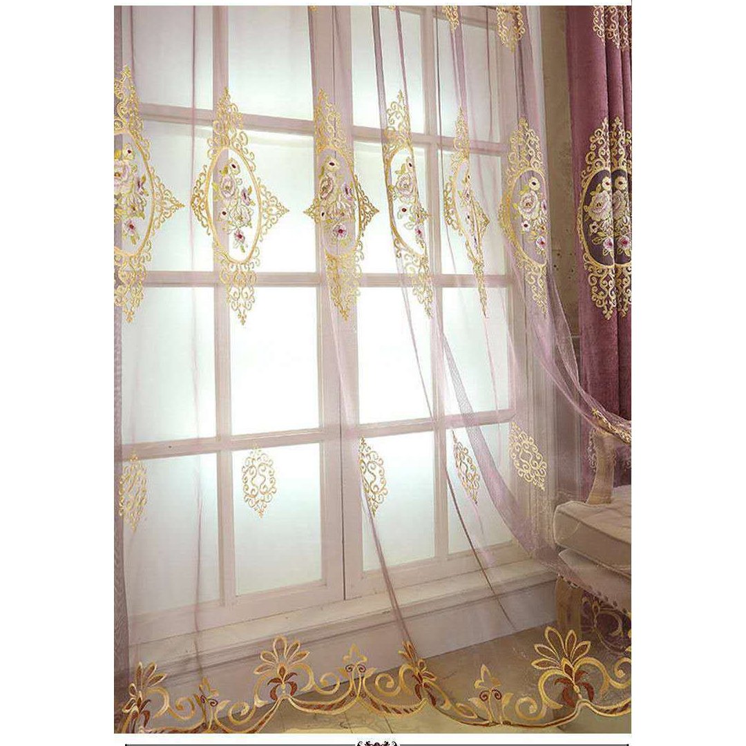 New Fashion 2022 Wholesale High Quality Embroidery Blackout Curtain Fabric Polyester For Decorations