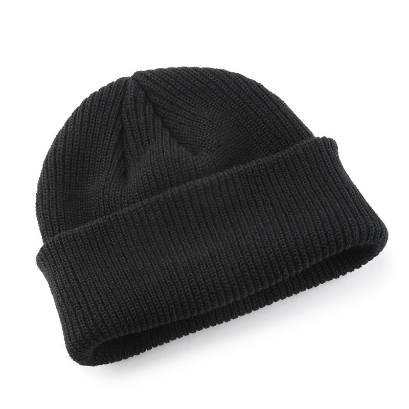 60 colors Beanies Manufacturer Custom Warm Casual Cuff Acrylic Plain Rib Blank Cuffed Beanie Knitted Winter Hat For Women Men