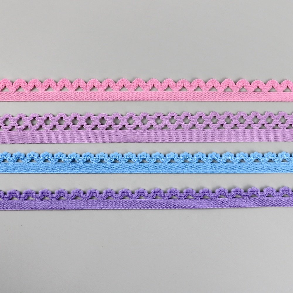 Factory cheap comfortable nylon stretch lace elastic straps for women's underwear shoulder band