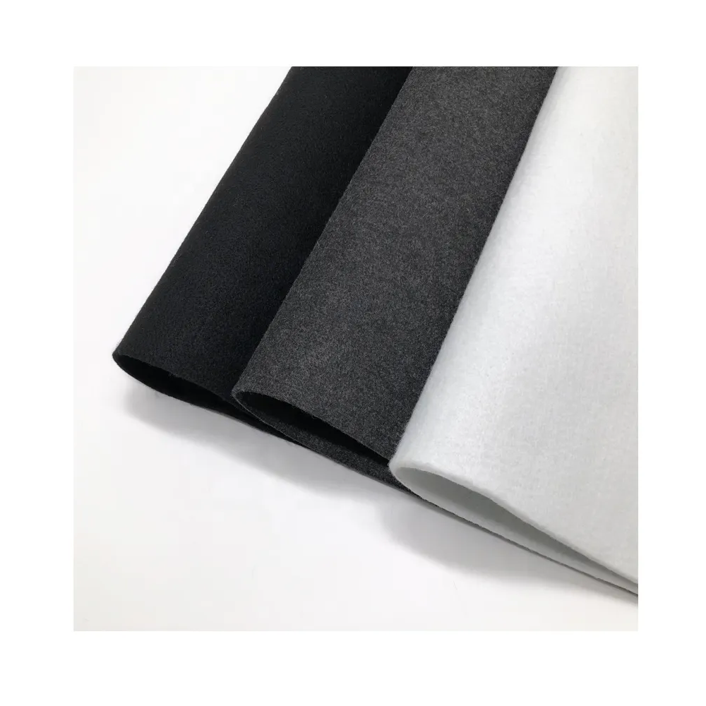 100% Polyester Punched Waterproof Sustainable Breathable Garment Tennis Materials Felt Fabric For Embroidery
