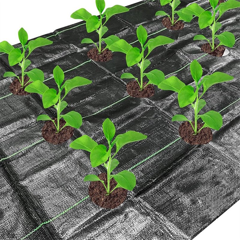 High Quality 100% Vinyl PP Woven Landscape Anti UV Weed Barrier Fabric Landscaping Weed Mat Ground Cover