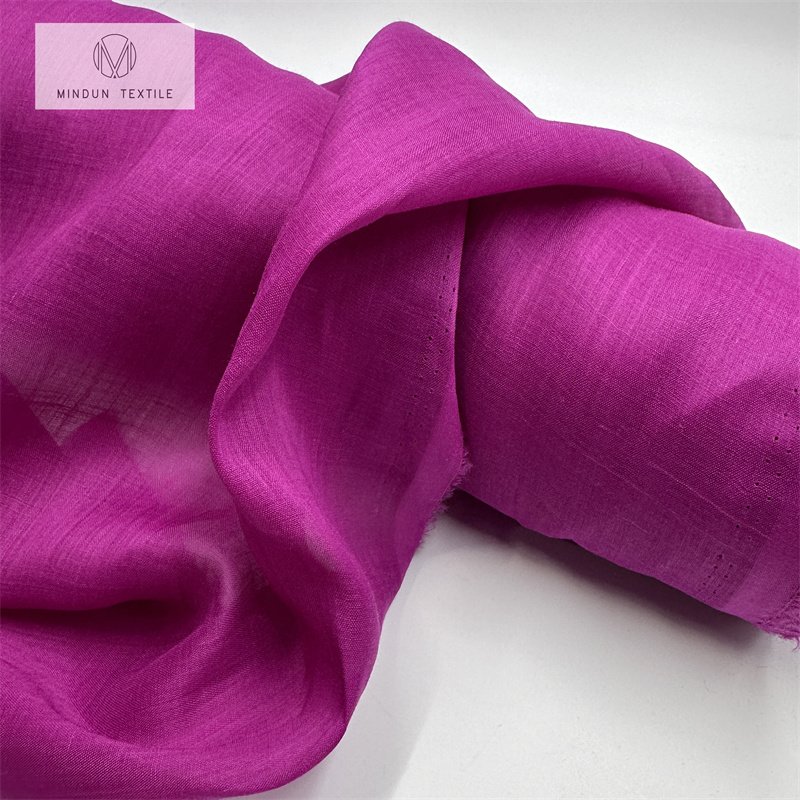 Mindun Linen Ramie Fabric Ramie Cotton Fabric Organic High Quality Wholesale Fabric