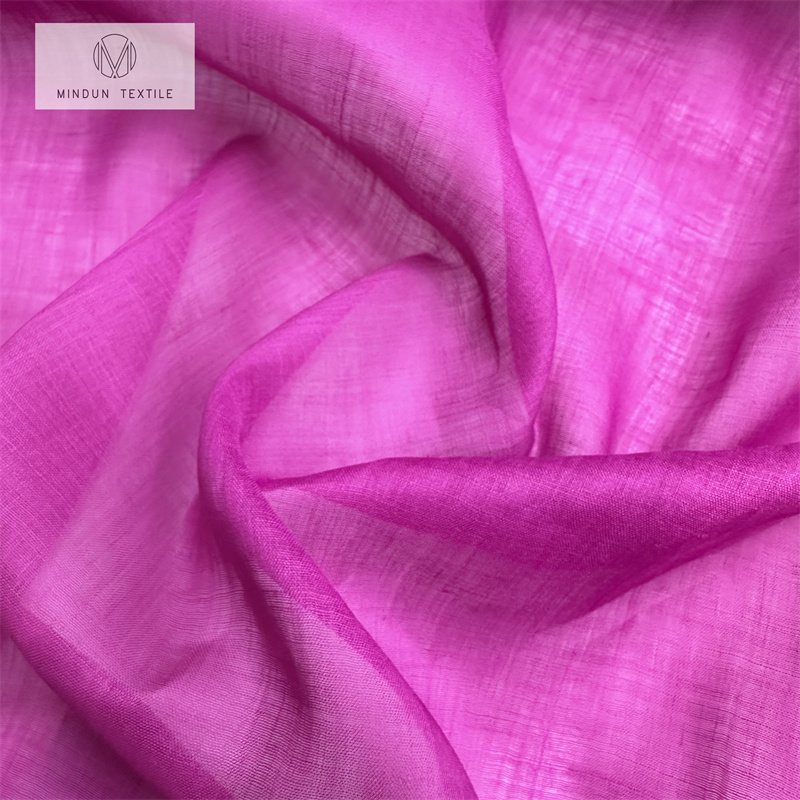 Mindun Linen Ramie Fabric Ramie Cotton Fabric Organic High Quality Wholesale Fabric