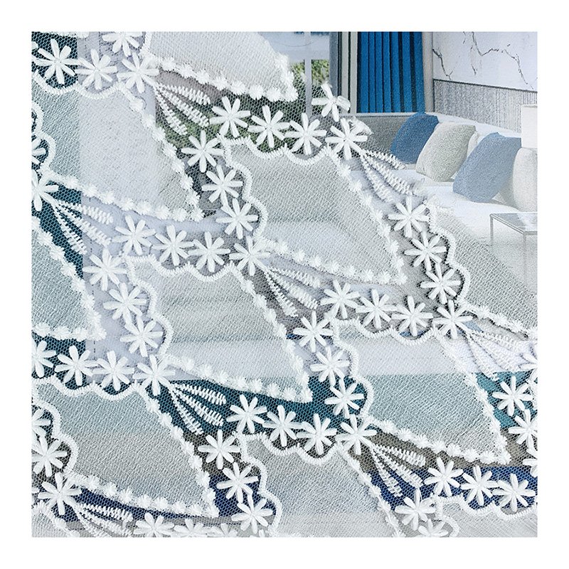 Hot selling product Net embroidery embroidered tulle net lace lace fabric for wedding