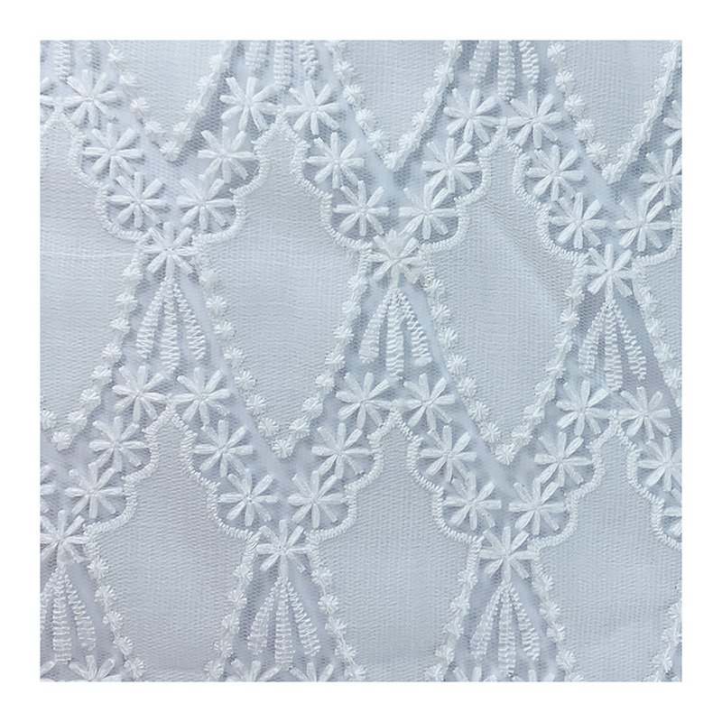 Hot selling product Net embroidery embroidered tulle net lace lace fabric for wedding