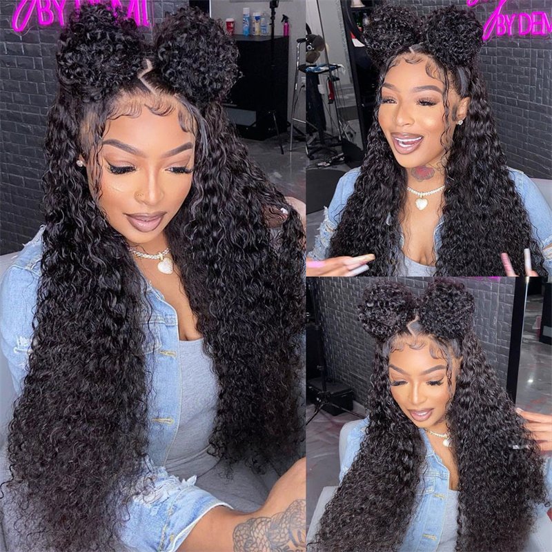 Wholesale HD Lace Virgin Human Hair Honey Blonde Wigs Ombre Long Hair Pre Bleached Knots with Baby Hair Around