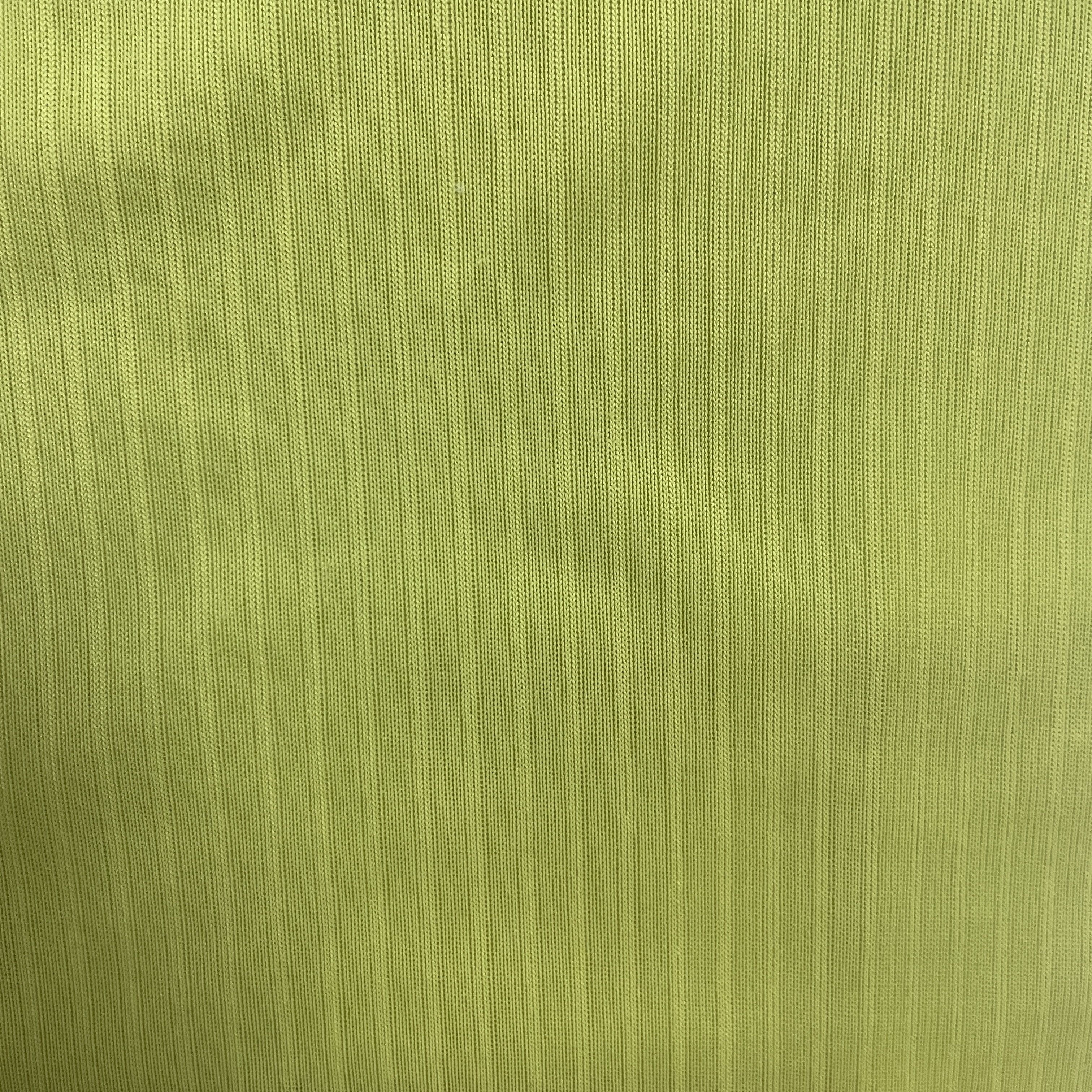 Factory direct sale 180g polyester spandex ice silk elastic 5x2 rib fabric