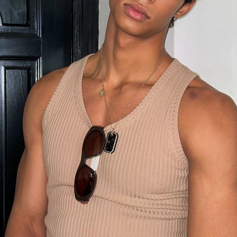 High Quality Heavy Weight Wide Ribbed Vest Men Slim Muscle Fit Tank Top Gym Casual Street Tank Top