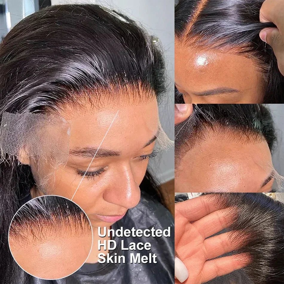 Wholesale Virgin Natural Brazilian Raw Hair Wig Pre Plucked Full Lace Front Cuticle Aligned 12a Human Hair Hd Lace Frontal Wig