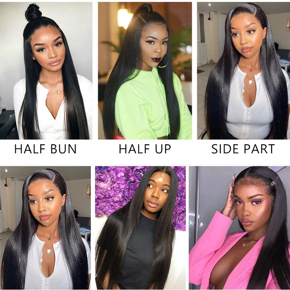 Wholesale Virgin Natural Brazilian Raw Hair Wig Pre Plucked Full Lace Front Cuticle Aligned 12a Human Hair Hd Lace Frontal Wig