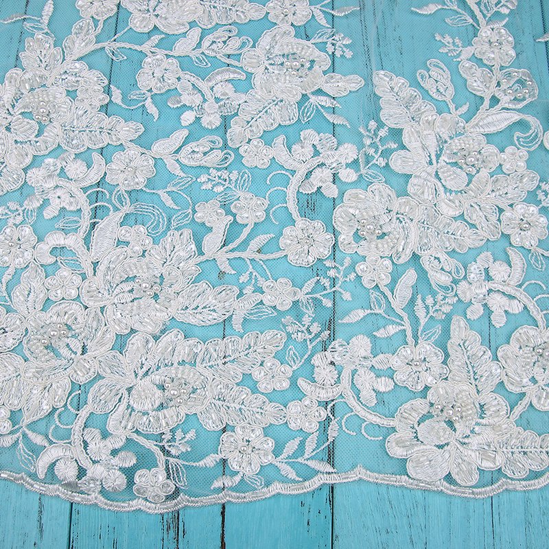 crystal embroidery fabric/beaded lace fabric/embroidery lace with sequins and beads