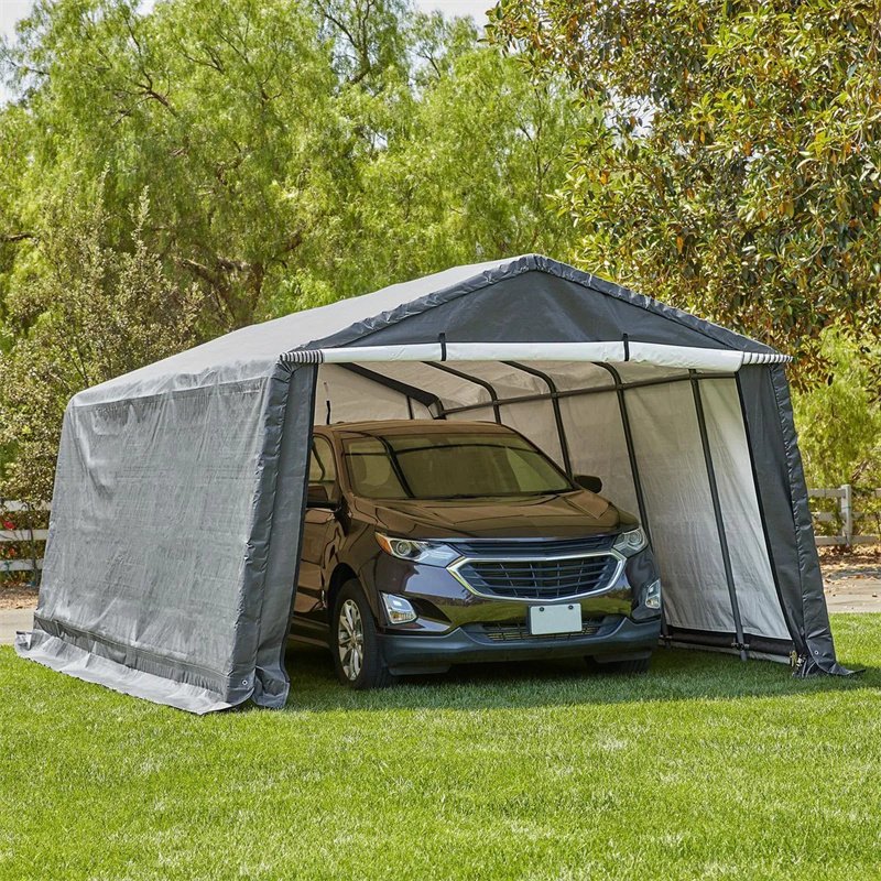 PE PVC Tarpaulins Car Garages Steel Frame Winter Car Tent Canopies Portable Shelter Tarps