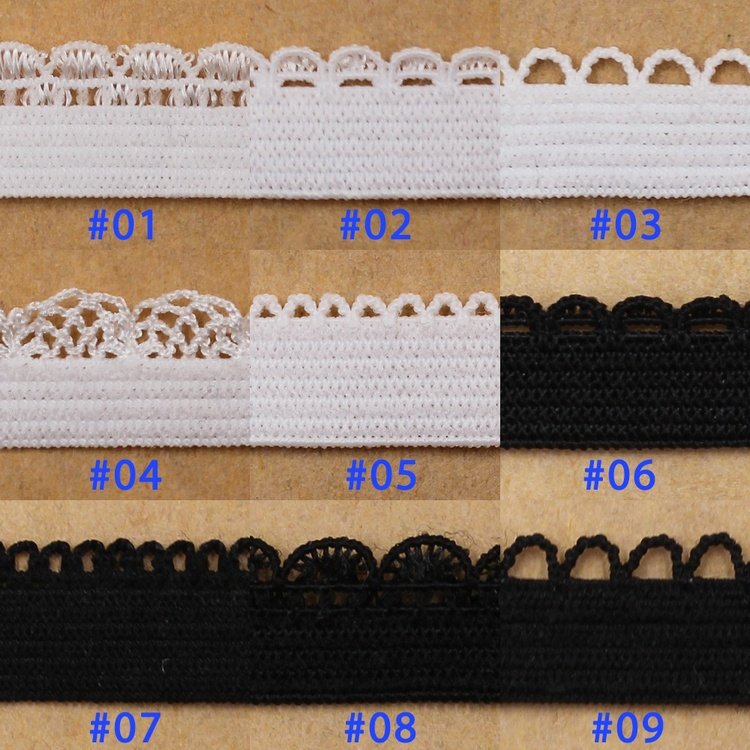 White Clothing Swimwear Lingerie Underwear Edging Lace For Dress Stretch Bra Straps