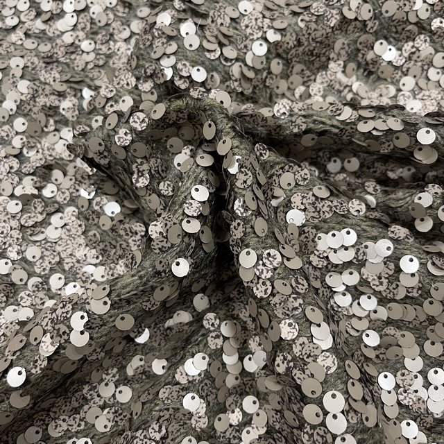 New fashion Wholesale sequins fabric 100 % acetate Woolen Yarn Dyed Tweed Fabric For Winter outfit