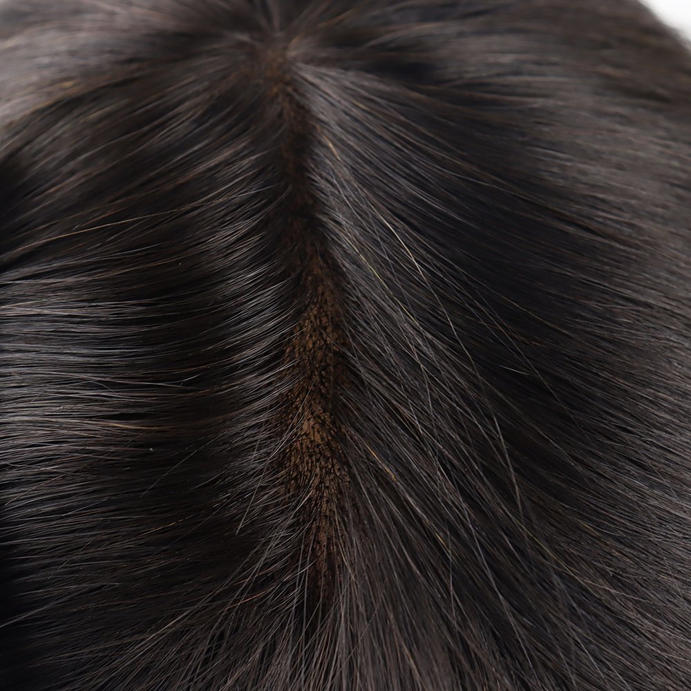 Fine lace and pu Synthetic wig hair replacement,mens wigs toupee