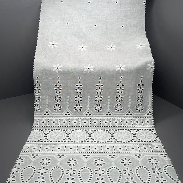 TUTON TC Cotton Fabric French Beaded Lace Embroidery Fabric For Dress