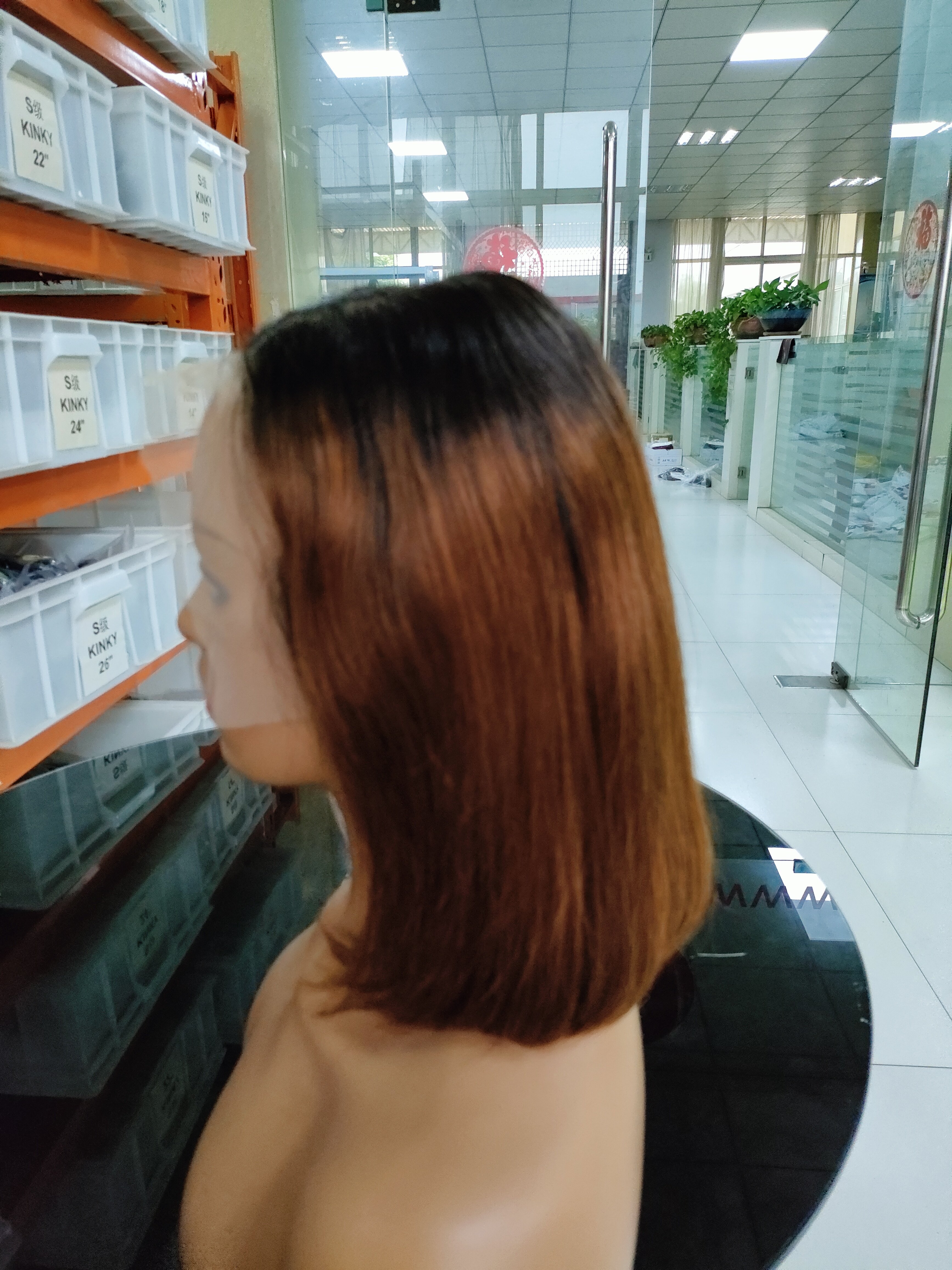 Short Bob Bone Straight Wigs Human Hair Lace Front Wigs For Women Ombre Color Brazilian Human Hair Full Hd Lace Frontal Wigs